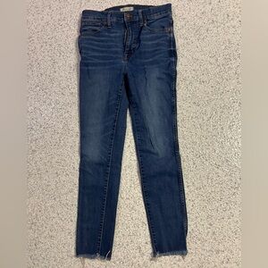 Madewell Blue Skinny Jeans